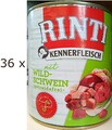 Rinti Kennerfleisch mit Wildschwein - getreidefrei - 36 x 800 g (€ 3,85/kg) 