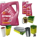 MANN Inspektionspaket 7 L MANNOL Extreme 5W-40 für BMW 7er 730d E38