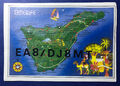 QSL-Karte EA8 / DJ8MT TENERIFE PUERTA DE LA CRUZ SPANIEN / BRD UDO SÖCHTING 