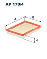 Luftfilter Filtereinsatz AP 170/4 FILTRON für LEXUS TOYOTA