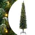 Künstlicher Weihnachtsbaum mit Ständer Schlank Christbaum Tannenbaum PVC vidaXL