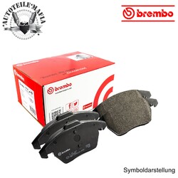 BREMBO Bremsbelagsatz, Scheibenbremse hinten passend für NISSAN RENAULT P 59 044