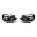 Scheinwerfer Set Halogen passend für VW Transporter T5 09- H7 H15 Li. Re mit TFL