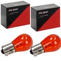 20x MAXGEAR KUGELLAMPE PY21W GLÜHLAMPEN ORANGE 12V 21W BAU15S | 78-0022SET