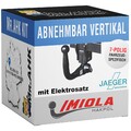 Anhängerkupplung vert. abnehmbar für Skoda Octavia Limo & Kombi 04-13 mit 7pol