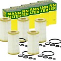 5x MANN-FILTER HU 718/5 x ÖLFILTER MIT DICHTUNG FILTEREINSATZ 5-STÜCK!