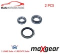 RADLAGERSATZ RADLAGER SATZ PAAR HINTEN MAXGEAR 33-1187 2PCS A NEU OE QUALITÄT