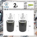 2x ORIGINAL® Valeo Ölfilter für Opel MOVANO A Kasten MOVANO A Bus MOVANO A