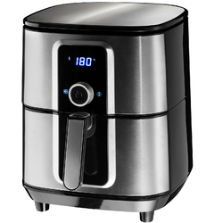 Heißluftfritteuse XXL Heißluft Fritteuse 10,2L Airfryer Touch Display 1800W Ofen