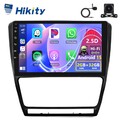CarPlay Android 15 Radio BT Navi GPS RDS Für Skoda Octavia 2 1Z3 1Z5 2004-2013