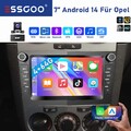 DAB+ 4+64G Für Opel Corsa C D Zafira B Astra H Android 14 autoradio Carplay KAM