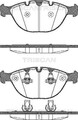 TRISCAN Bremsbelagsatz Scheibenbremse 8110 11011 für BMW X5 E53