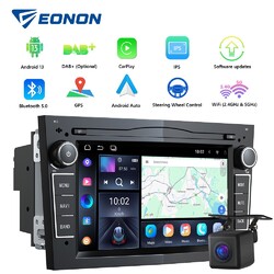 7" Autoradio Android 13 GPS Navi Apple CarPlay Für Opel Astra H Corsa C D Zafira