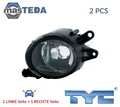 19-0228-01-2 NEBELSCHEINWERFER PAAR SET TYC 2PCS NEU OE QUALITÄT