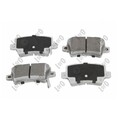 1x ORIGINAL® Abakus 231-02-097 Bremsbelagsatz, Scheibenbremse Hinten, inkl.