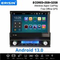 8-Kern Android 13.0 Universal 1DIN Autoradio Navi DAB+ WiFi BT 5.0 CarPlay 32GB