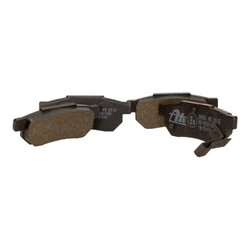 1x ORIGINAL® Ate 13.0460-5998.2 Bremsbelagsatz, Scheibenbremse Hinten, inkl.