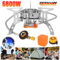 Mini Campingkocher 6800W Winddicht Outdoor Camping Gas Kocher Faltbar Herd DHL