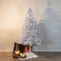 Künstlicher Weihnachtsbaum weiß Tannenbaum Christbaum Kunstbaum Kunststoff 180cm