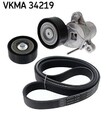 SKF VKMA 34219 Keilrippenriemensatz für FORD Fiesta Mk6 Schrägheck (JA8, JR8)