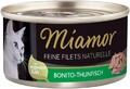 Miamor  Feine Filets Naturelle 24x80g Katzenfutter Thunfisch Bonito n