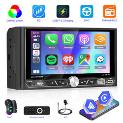 2 DIN 6.8" Autoradio Wireless Apple Carplay Android Auto AM FM RDS Bluetooth USB