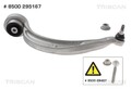 Querlenker Dreieckslenker TRISCAN 8500 295167 für AUDI A4 B8 8K2 Avant 8K5 A5 Q5