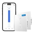 Alexa Rolladen Zeitschaltuhr, meross WLAN Rolladenschalter, Smart LED Jalousien