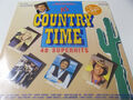 62693 - IT'S COUNTRY TIME - 1986 CBS VINYL 3LP SET (JOHNNY CASH & BOBBY BARE)