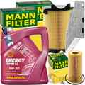 MANN INSPEKTIONSPAKET+5L MANNOL NRG 5W-30 ÖL passend für VW TOURAN PASSAT 2.0FSI