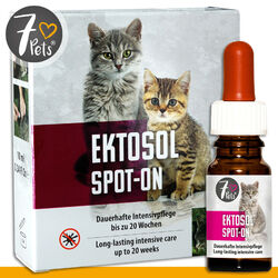 Schopf 7 Pets 10 ml Ektosol Spot-On für Katzen ab der 12. Lebenswoche
