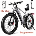 DUOTTS F26 E-Mountainbike 1500W 48V 20Ah 26*4.0 Fat Tyre Off-Road E-bike 120km