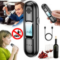 Alkoholtester Promilletester LCD-Anzeige Alcohol Tester Polizeigenau Mundstücke