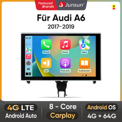 Carplay Für Audi A6 2017-2019 9"Android 12 Autoradio GPS Navi WIFI 4G BT SWC DAB