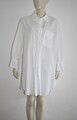 ZARA * legere  Hemd Bluse in Weiß INT S - 100 % Baumwolle