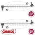 2x Stange/Strebe für Stabilisator CORTECO 49400050 2 Pendelstützen Stabi