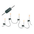 LED Lichterkette Weihnachtsbaum innen 3,75m 16 Kerzen warmweiß 7cm mit Schalter