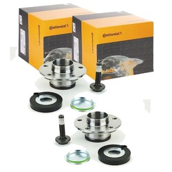 2X CONTINENTAL CTAM RADLAGERSATZ RADLAGER HINTEN passend für AUDI A4 A5 A6 A7 