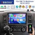 DAB+ Für VW T5 Multivan 2010-2015 Android 15 2+32G Autoradio Carplay NAVI KAM BT