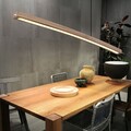 Hängeleuchte Hängelampe Pendelleuchte LED Esszimmerlampe Touchdimmer Holzoptik 