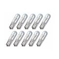 Glühlampe Glassockellampe Signallampe Armaturenbrett T5 12V 1,2W W2x4.6D 10x