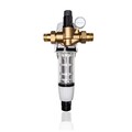 Rückspülfilter AQMOS 1 Zoll mit Druckminderer und Manometer