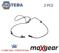 20-0377 ABS SENSOR DREHZAHLFÜHLER HINTEN MAXGEAR 2PCS NEU OE QUALITÄT