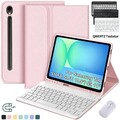 QWERTZ Tastatur Schutzhülle Maus Für Samsung Galaxy Tab A9 Plus S10 S9 FE S8 S7