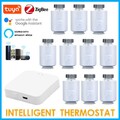 1-10X Smart Thermostat Heizkörper Set Tuya Digital TRV Home Heizung Zigbee Alexa