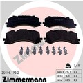 ZIMMERMANN Bremsbelagsatz, Scheibenbremse Vorderachse u.a. für AUDI, VW