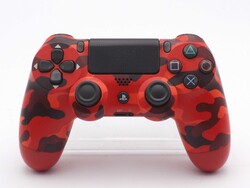 Original Sony PlayStation 4 Controller V2 Camouflage Rot PS4 - GEBRAUCHT