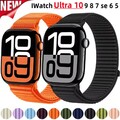 Sport Nylon Loop Armband Für Apple Watch Series 11 10 9 8 7 6 5 SE Ultra 3 49mm