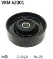 SKF Spannrolle, Keilrippenriemen VKM 62001 passend für NISSAN