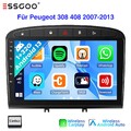 Android 13 Autoradio Carplay Für Peugeot 308 408 07-13 GPS NAVI RDS SWC BT 1+32G